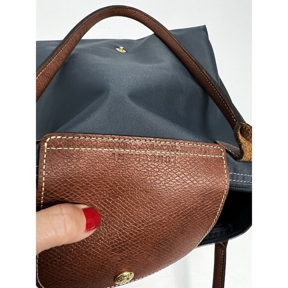 Longchamp Le Pliage Tote Bag Nylon Shoulder Purse Handbag Authentic - Picture 15 of 16